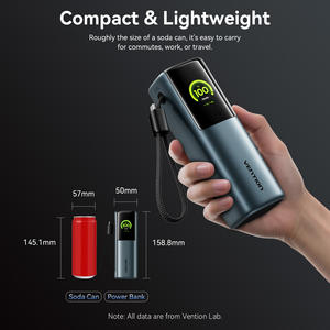 เวนชั่น 27000mAh พาวเวอร์แบงค์ 200W PD ชาร์จเร็ว หน้าจอสมาร์ท TFT พาวเวอร์แบงค์สำหรับเดินทาง สำหรับแล็ปท็อปและโทร<span class=keywords><strong>ศัพท์</strong></span> - Product Image 6