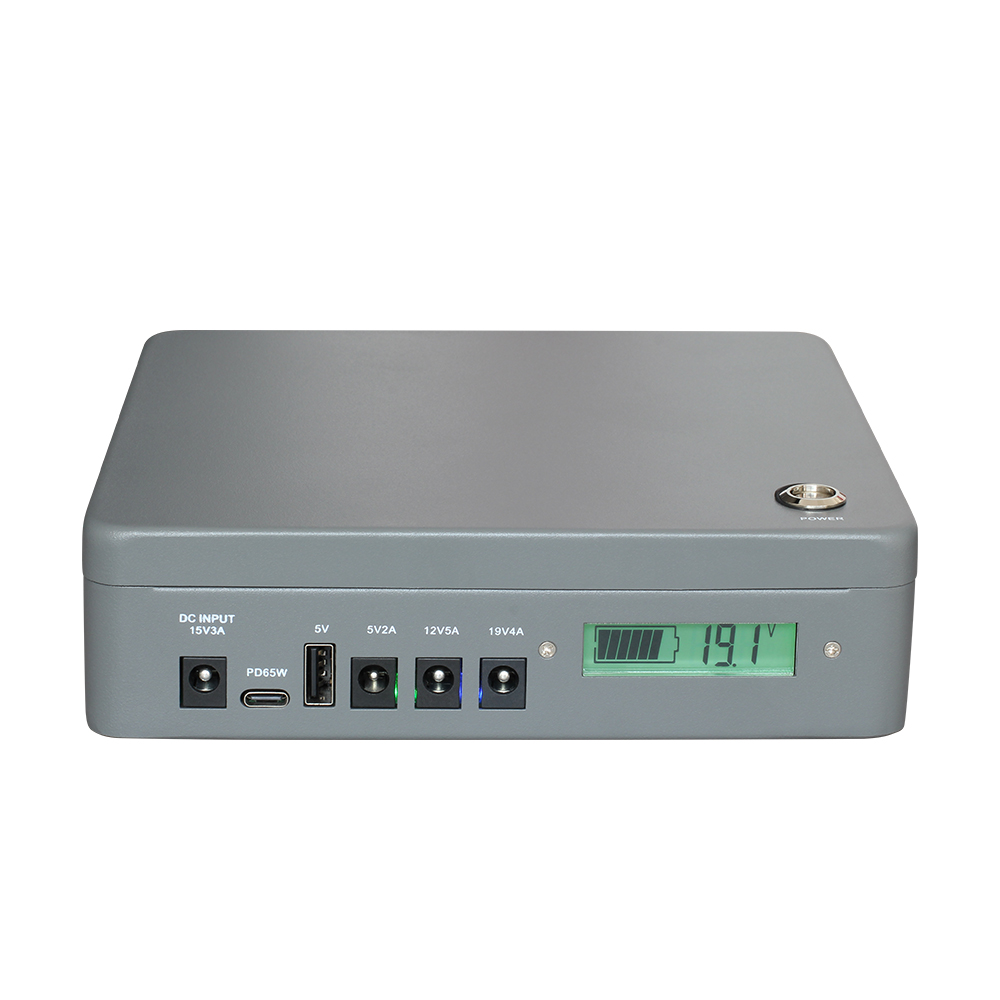 Портативный 65 Вт Мини DC UPS блок питания 5V 12V 19V DC резервное питание UPS для ноутбуков мини шт Wifi роутеры
