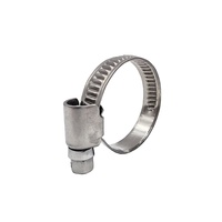 Collier de serrage à vis sans fin en acier inoxydable 304 de type allemand pour l'automobile