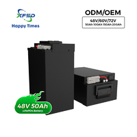 Paket Baterai Lithium Kompatibel Tegangan Tinggi 72v 60v 50ah 100ah Lfp Lifepo4 dengan Bms Terintegrasi untuk Sepeda Listrik dan Golf Cart