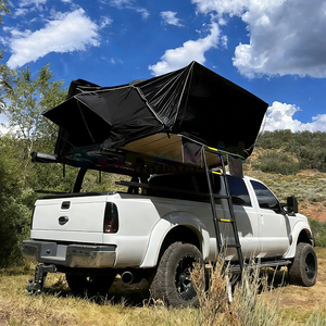 เต็นท์หลังคารถแบบแข็งสีดำกันน้ำ ผ้า Oxford คุณภาพสูง สำหรับรถ 4x4 เต็นท์บนหลังคารถสำหรับแคมป์ปิ้ง - Product Image 1