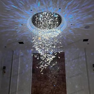 Lámpara de Cristal de Lujo para Sala de Estar o Dormitorio, Diseño de Araña, Luces Colgantes para Restaurante, Hotel, Escaleras, Modelo HM-C8623, Luz de Mariposa - Product Image 3