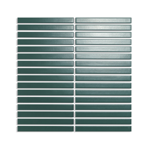 Mosaïque en céramique blanche glacier de 22x145mm-Tuile linéaire verticale pour mur caractéristique et chronologie de l'école-Dispositions sûres et préconçues pour les enfants - Product Image 4