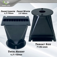 Nouveautés – Diffuseur de sonorisation super puissant de 1 pouce, noir, pour haut-parleur de compression Line Array – EU