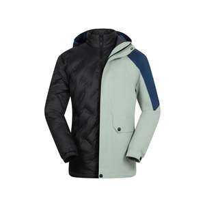 Giacca Softshell Staccabile con Imbottitura in Piuma, <span class=keywords><strong>Impermeabile</strong></span>, Leggera, con Cappuccio, Cappotto Sportivo con Zip per l'Inverno - Product Image 4