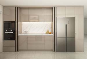 Évier de cuisine moderne et élégant avec motif marbre, design pratique en acier inoxydable, personnalisé pour la rénovation de la cuisine à domicile - Product Image 4