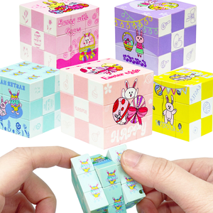 Easter Magic <strong>Cube</strong> 3*3*3 Education Toys for Kid <strong>Puzzle</strong> <strong>Cube</strong> Fidget Bunny Cute Cartoon Toys for Child Easter Magic <strong>Cube</strong> - Product Image 1