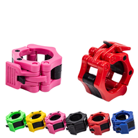 Colliers d'haltères en plastique de vente chaude avec pinces de verrouillage de boucle d'haltère de collier d'haltère pour l'entraînement de gymnastique