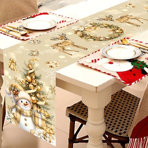 <span class=keywords><strong>Chemin</strong></span> <span class=keywords><strong>de</strong></span> <span class=keywords><strong>table</strong></span> imprimé Noël en promotion pour les fêtes, les dîners et la décoration <span class=keywords><strong>de</strong></span> la <span class=keywords><strong>table</strong></span> <span class=keywords><strong>de</strong></span> cuisine à la maison - Product Image 5