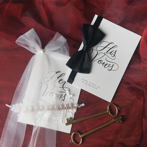 Tarjetas de felicitación de boda estilo INS, libro de juramentos de boda, tarjeta de juramento, tarjeta de declaración con estampado dorado - Product Image 2