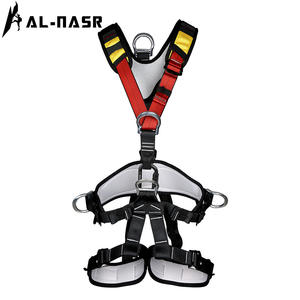 Arnés de Seguridad de Cuerpo Completo Al-Nasr, Capacidad de Carga de 500 kg, Ajustable, de Poliéster, con 4 Anillos en D, para Trabajos en Altura y Escalada - Product Image 1