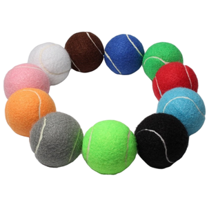 Meilleure Vente : Jouet pour Chien Écologique et Coloré en Forme <span class=keywords><strong>de</strong></span> Balle <span class=keywords><strong>de</strong></span> <span class=keywords><strong>Tennis</strong></span>, Jouet Durable en Caoutchouc avec Sifflet, Fournitures pour Chiens - Product Image 1