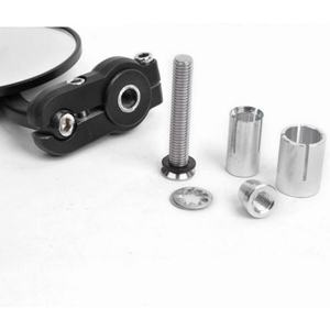 Espejos Retrovisores Universales Redondos de 3 Pulgadas para Motocicleta, Espejo Lateral Convexo de <span class=keywords><strong>7</strong></span>/8 Pulgadas y 22 mm para Harley, <span class=keywords><strong>Honda</strong></span>, Kawasaki, Suzuki, Yamaha - Product Image 3