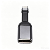 Adaptador de Video JILIAN de Aleación de Aluminio USB Tipo-C Macho a Mini DP Hembra para 4K60Hz, Convertidor para Teléfono Móvil LED