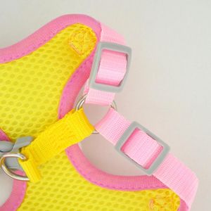 Cartoon Pet <b>Harness</b> Plaid Adjustable Breathable Comfortable For Dog Cat Chest Strap - Product Image 3