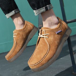 Scarpe da <span class=keywords><strong>Uomo</strong></span> Nuove Scarpe Casual in Pelle di Tendenza con Cuciture Cento Infradito Piatti Fodera Traspirante con Suola Elastica - Product Image 6