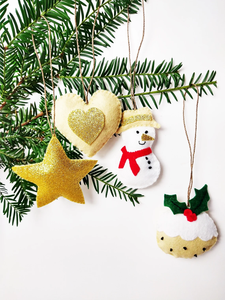 Décorations de Noël 3D en feutre faites à la main en forme de <span class=keywords><strong>rennes</strong></span>, vente en gros <span class=keywords><strong>directe</strong></span> d'usine pour les fêtes - Product Image 5