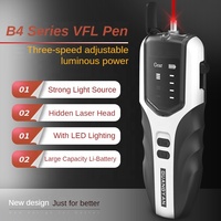 Stylo laser à fibre optique VFL 30mw rechargeable, prix d'usine en gros, 5km 10mw 20mw 30KM vfl localisateur de défaut visuel à fibre optique