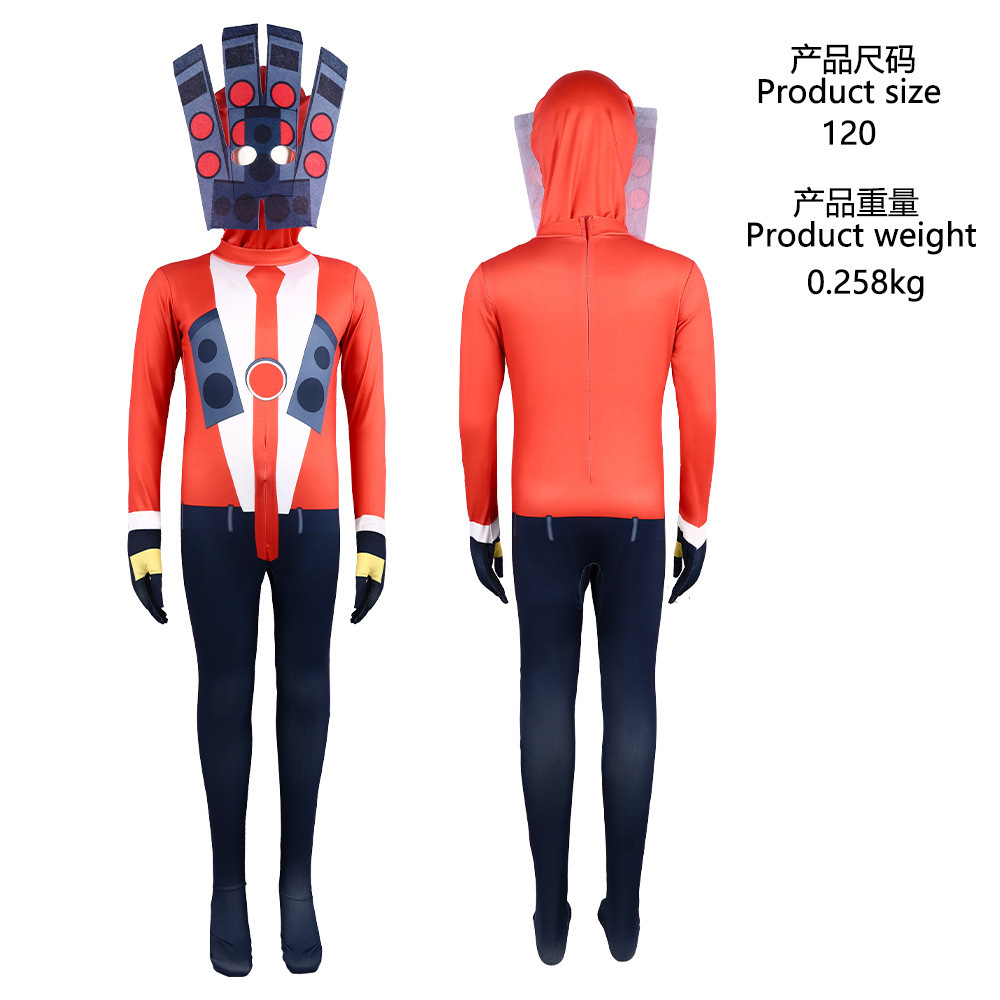 Orange speaker headgear