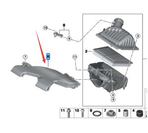 13717626564 per il collettore di aspirazione <span class=keywords><strong>BMW</strong></span> X1 F48 <span class=keywords><strong>2</strong></span> serie F45 F46 - Product Image 2