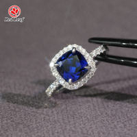 Redleaf Schmuck Damen Klassischer Stil Edelsteinringe 9K 10K 14K 18K Laborgezüchtete Drittanbieter-Zertifizierte Krappenfassung Ring