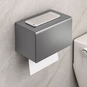 Lowest Price <b>Bathroom</b> Bath Towel Holder Bar Towels Set <b>Bathroom</b> Paper Towel Rack Shelf - Product Image 4