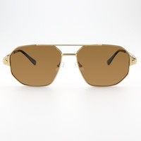 Lunettes de soleil pilote à double pont en titane pur polarisées UV400 pour hommes, style mode, pour la conduite et les activités de plein air – Vente directe usine Chine