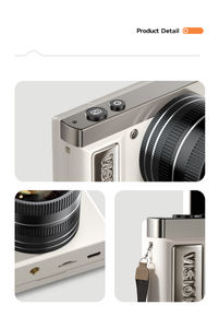 Portable 4K Digital <strong>Video</strong> <strong>Camera</strong> MicroSD 180 <strong>Wide</strong> Angle Selfie Gift Retro Design CMOS Sensor HD Capture Clear Vivid Photos - Product Image 5