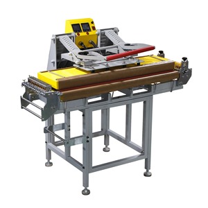 New Hybons 25 100 Upper Lower Double Heating Plate Flatbed Manual Lanyard Heat Press Machine Garment Sublimation Ribbon HY-10025 - Product Image 3