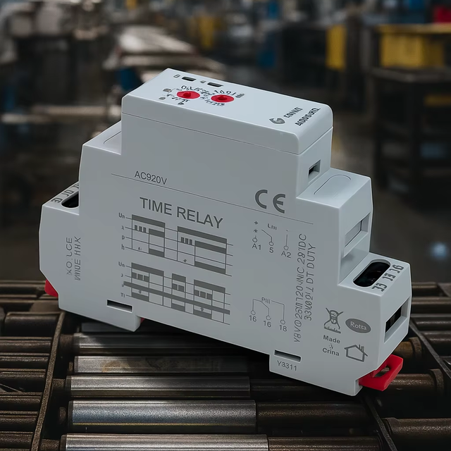 Popular Selling 16A/240VDC On-delay & Off-delay Time Relay Wide Delay Range 0.1s-10 Days Multi Timer