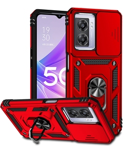 Custodia In Silicone Con Bordo Dorato Per Realme Narzo 50 5G / OPPO A77 5G – Blu Navy, Antigraffio E Antiurto