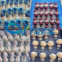 Services de fabrication de prototypes rapides de figurines d'action en résine ABS PVC, jouets d'affichage en plastique, modèles de dessins animés, usinage, impression 3D