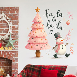 <span class=keywords><strong>Adesivi</strong></span> murali con pupazzo di neve e albero di Natale, decorazioni <span class=keywords><strong>per</strong></span> feste natalizie, <span class=keywords><strong>adesivi</strong></span> in PVC autoadesivi. - Product Image 5