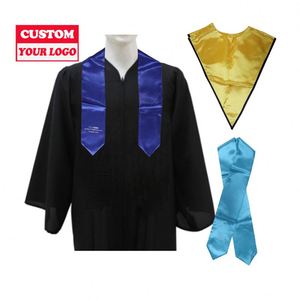 Uniformes de graduación Unisex, estola de diseño personalizado, venta al por mayor - Product Image 1