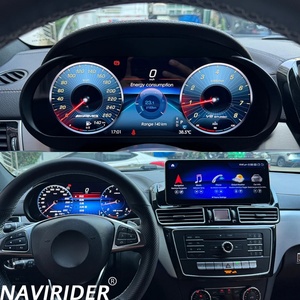หน้าจอ OLED ขนาด 12.3 นิ้ว Navirider สำหรับมาตรวัดความเร็วและแผงหน้าปัดรถยนต์ Mercedes Benz ML/GL/GLE/GLS W166/X166 ปี 2012-2019 แบบ USB Smart - Product Image 1
