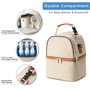 <span class=keywords><strong>Sac</strong></span> <span class=keywords><strong>isotherme</strong></span> avec pack de glace pour 6 biberons, <span class=keywords><strong>sac</strong></span> <span class=keywords><strong>isotherme</strong></span> à pompe à <span class=keywords><strong>lait</strong></span> <span class=keywords><strong>maternel</strong></span> pour garderie, travail, voyage - Product Image 5