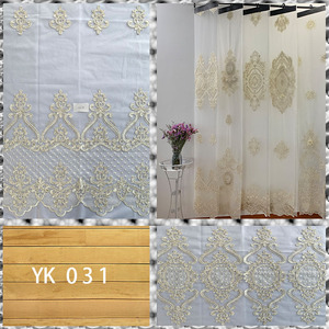 Sheer <strong>Curtains</strong> Factory, <strong>Turkey</strong> Latest <strong>Curtain</strong> Fabric, Lace Window Embroidered <strong>Curtains</strong> Voile/ - Product Image 5
