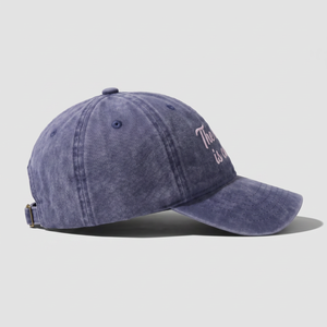 หมวกเบสบอลปักโลโก้ 6 แผง แบบ OEM สั่งทำพิเศษ ผ้าฝ้ายฟอกทรงไม่แข็งแบบ Dad Hat - Product Image 5