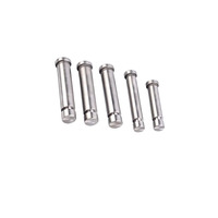 Broches cylindriques en acier inoxydable 304 A2 sur mesure, toutes longueurs et diamètres, fabriquées en usine