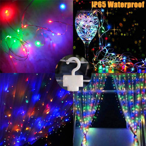 Cortina de Luzes de Natal 3x3m com 300 LEDs, Efeito Arco-Íris, para Janela Interna, com Controle Remoto - Product Image 6