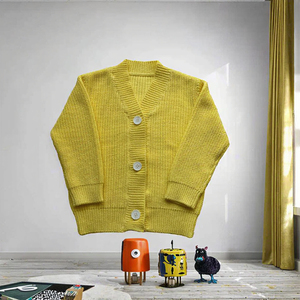 Tùy Chỉnh Dài Tay Áo Nút Dệt Kim Cardigan Cho Bé Trai Và Cô Gái Cotton Hữu Cơ Mùa Thu Mùa Đông Trẻ Em Quần Áo Cộng Với Kích Thước - Product Image 3