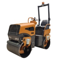 Bomag Bw115 Rouleau d'impact d'occasion 1 tonne 2 tonnes Petit rouleau compresseur avant en acier et arrière en caoutchouc