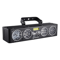Alison Projecteur de Scène LED 6-en-1 10W avec Son et Télécommande pour DJ/KTV - Éclairage Laser Coloré à Faisceau et Stroboscope AC110V-240V