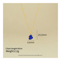 Collana da Donna in Argento Sterling 925 con Cristallo Bianco Naturale e Lapislazzuli, Design Irregolare, Catena per Clavicola alla Moda