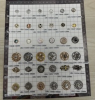 Bouton à tige DIY en forme d'œil de chat et d'œil protecteur, avec cristal central, accessoires de mode Y2K tendance