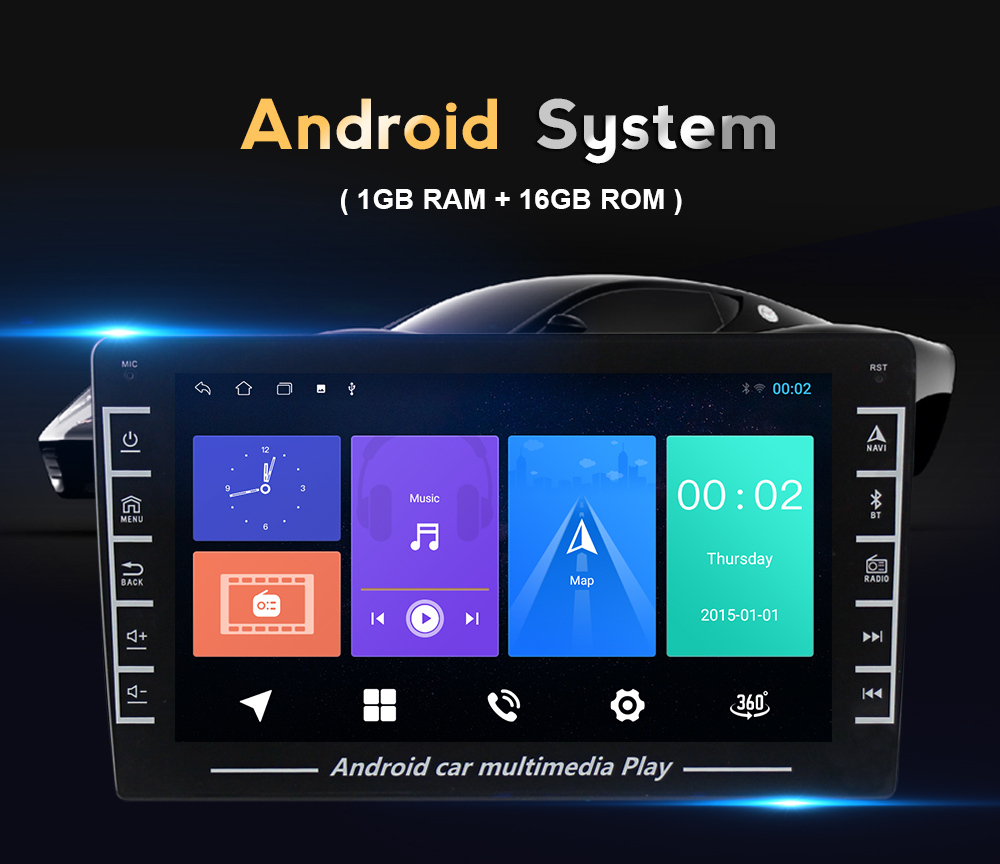 2-DIN Radio Installation Mask – GPS/Navigation Monitor Mount For ŠKODA Rapid 2015