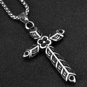 Viking Odin Celtic Knot Cross Pendant Necklace Stainless Steel, Vintage Norse Amulet Jewelry Viking Gifts - Product Image 4