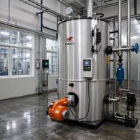 Chaudière à vapeur à granulés de bois verticale automatique écologique, générateur de vapeur sans fumée pour usage industriel
