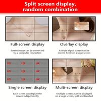 LuxGaze Proveedores Exterior Interior 46 55 Pulgadas 4K Lcd Tv Xxx Video Wall Precio Seam Standing Splicing Pantallas Lcd Video Wall