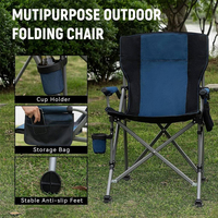 Chaise de camping pliable d'extérieur personnalisable en couleur, chaise pliable durable pour la vente en gros
